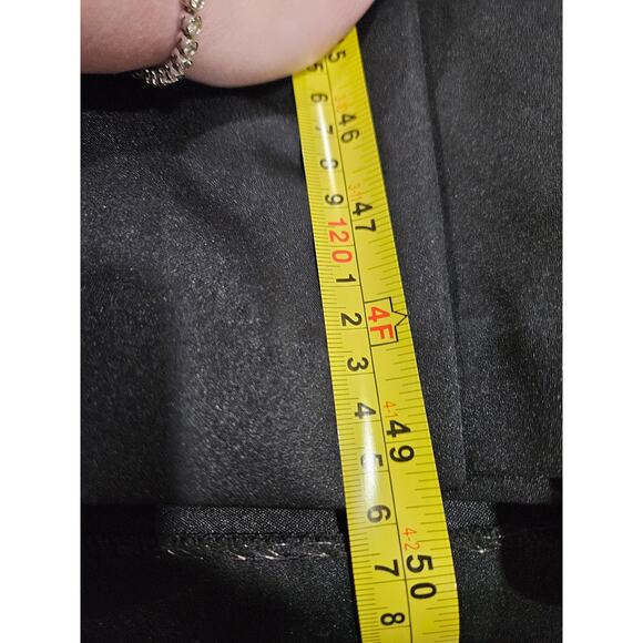 Vintage Cachet Bari Protas Sequin Black Blue Prom Dress Size 13 14 Drop Waist - Picture 13 of 13